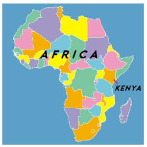 Kenya map